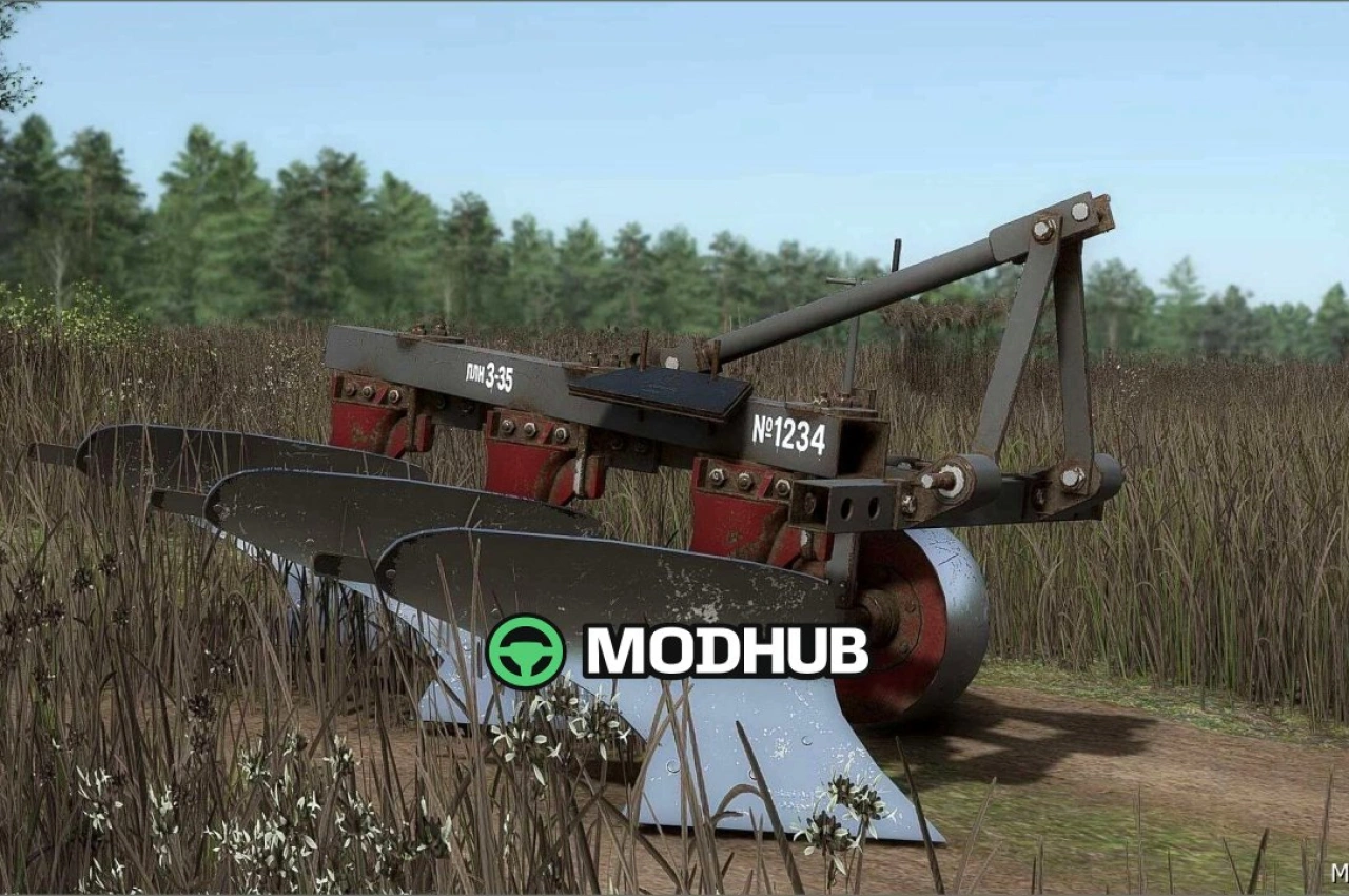 Плуг PLN Pack для Farming Simulator 25