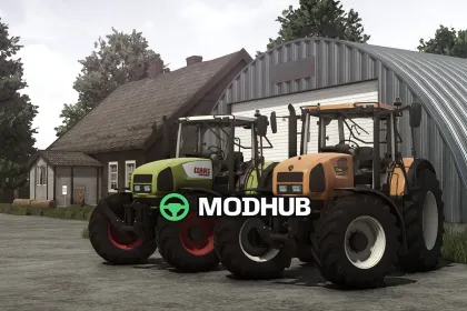 Mod na Traktory CLAAS / Renault Ares 836 RZ V1006 dla Farming Simulator 25 — 1