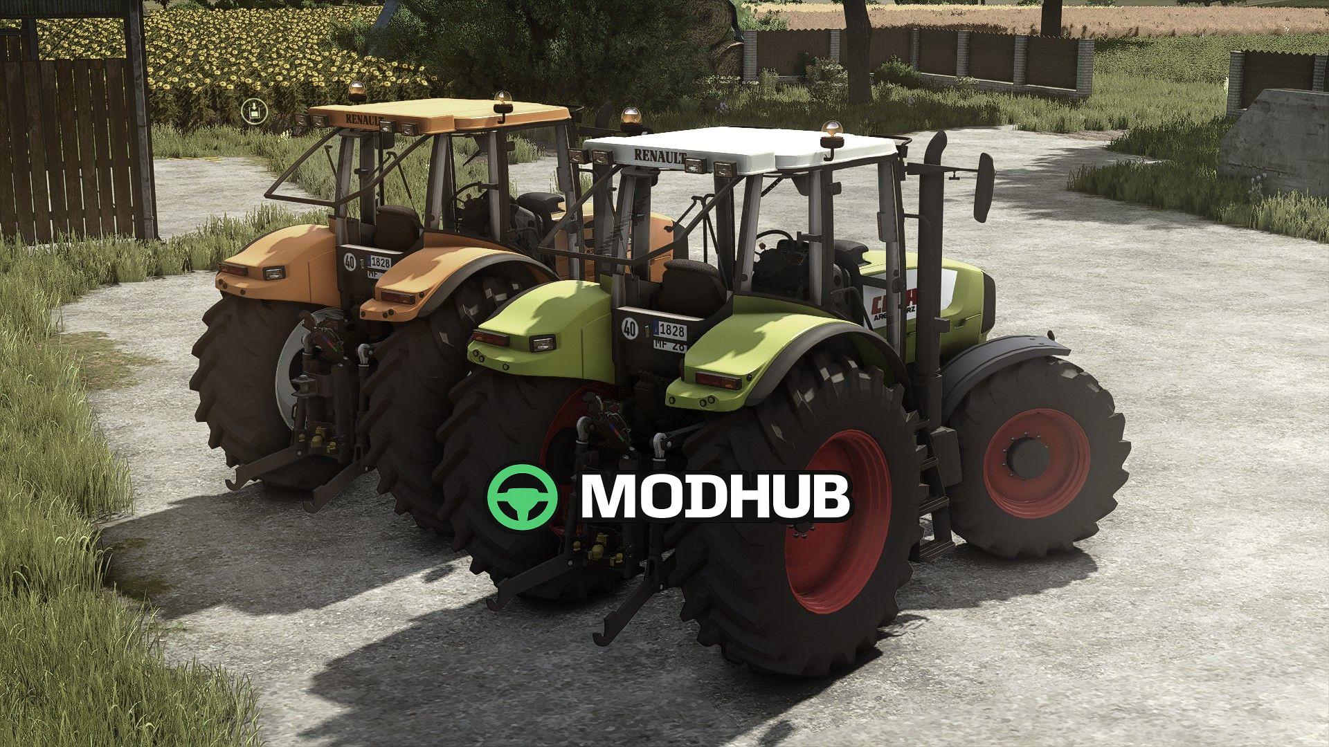 Mod na Traktory CLAAS / Renault Ares 836 RZ V1006 dla Farming Simulator 25