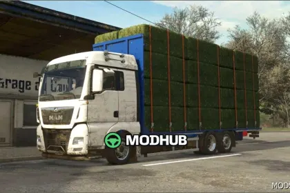 MAN TGX 6×2 Strohhäcksler für Farming Simulator 25