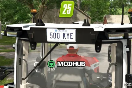 Quebec Nummernschild für Farming Simulator 25