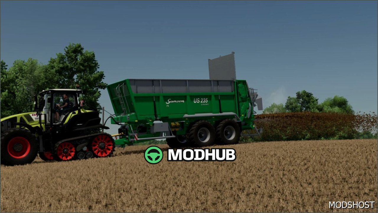 Розкидач гною Samson US 235 для Farming Simulator 25