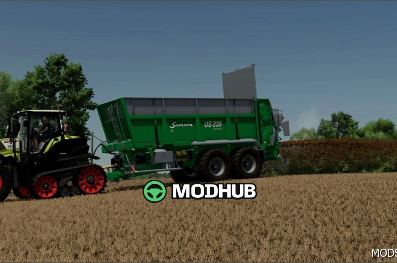 Розкидач гною Samson US 235 для Farming Simulator 25