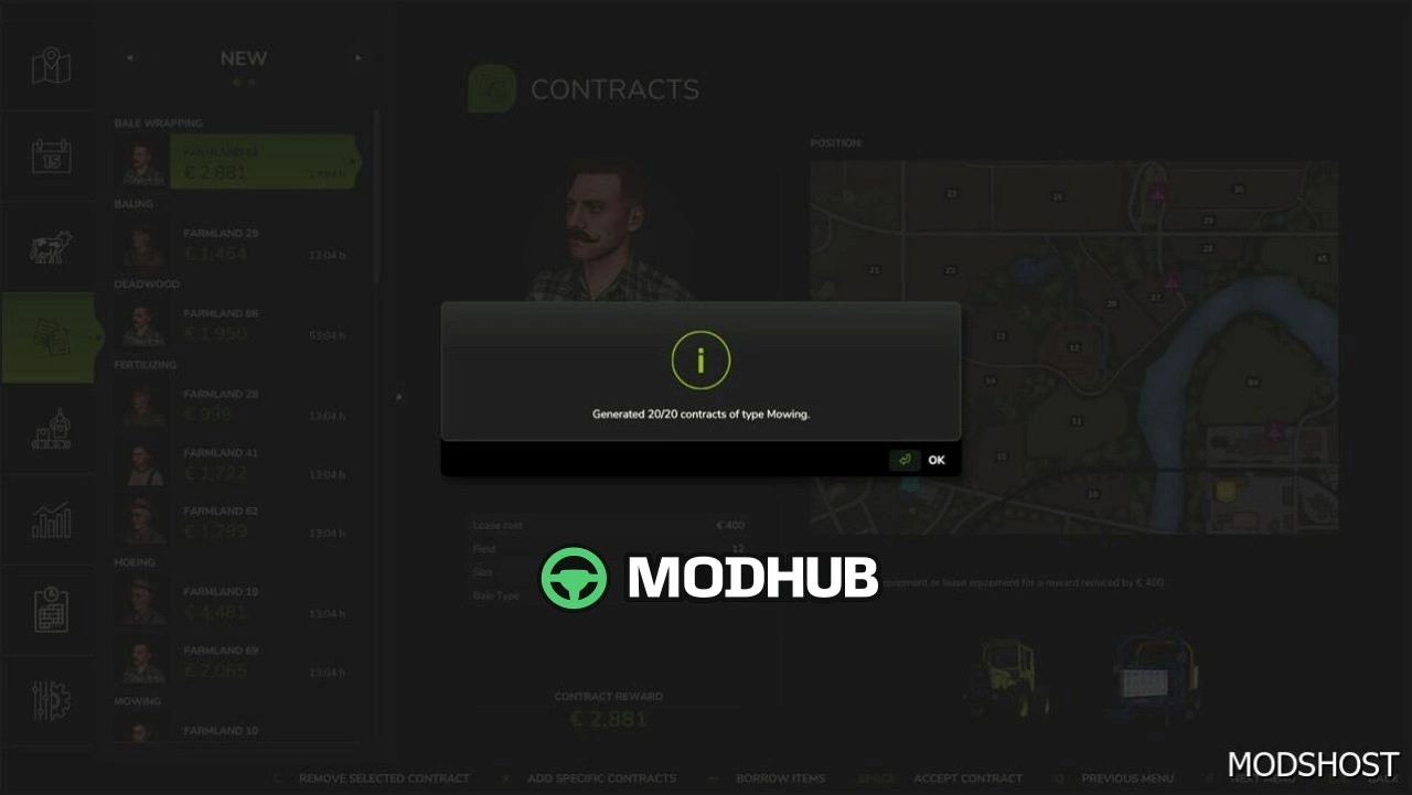 Генератор типів контрактів для Farming Simulator 25