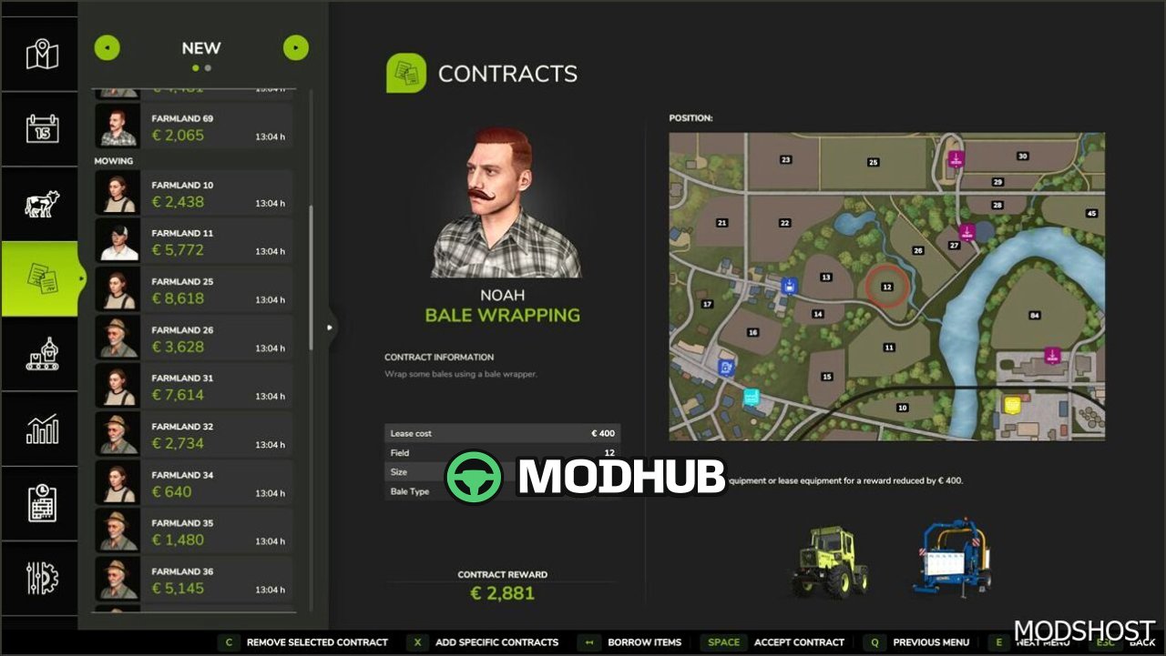 Генератор типів контрактів для Farming Simulator 25