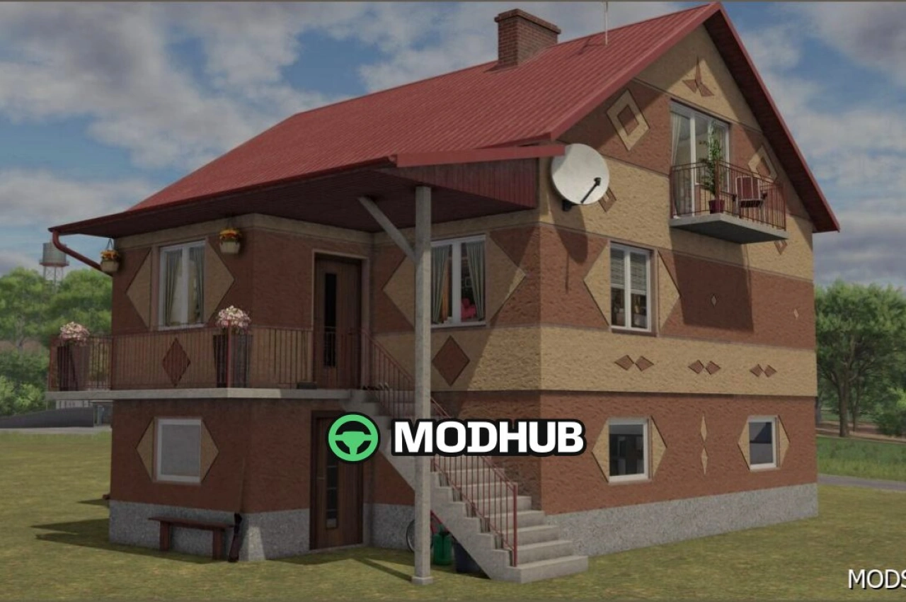 Будівля Кольоровий Будинок для Farming Simulator 25