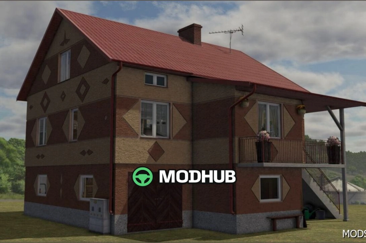 Будівля Кольоровий Будинок для Farming Simulator 25