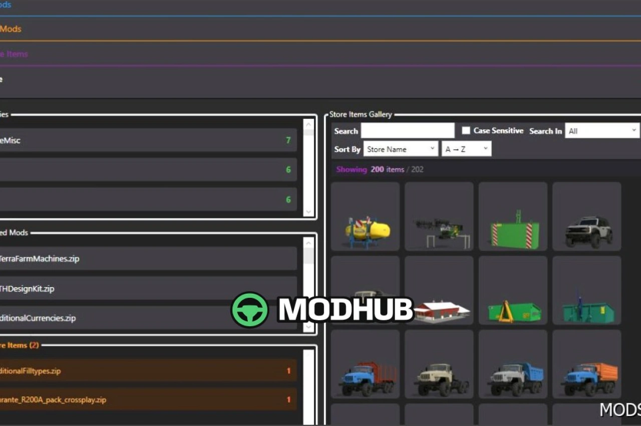 Програма управління модами BUG Modmanager для Farming Simulator 25