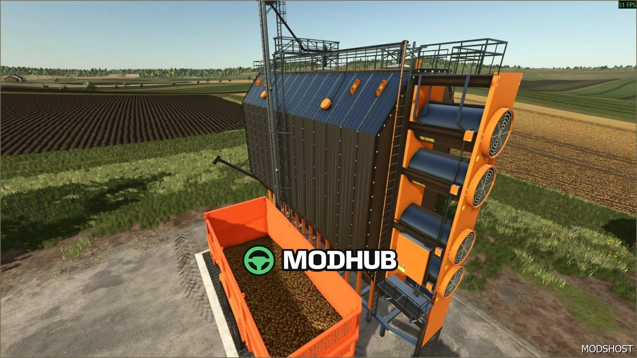 Сушарка для зерна та цибулі для Farming Simulator 25