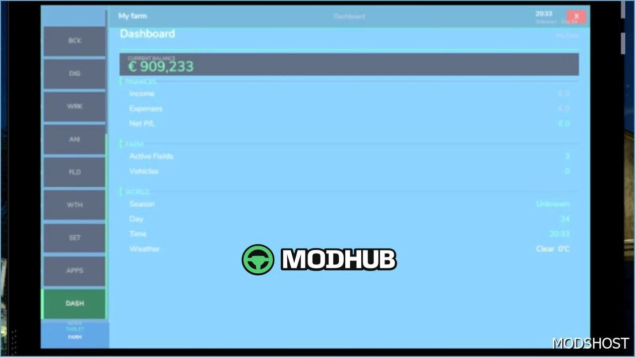 Farm Tablet for Farming Simulator 25