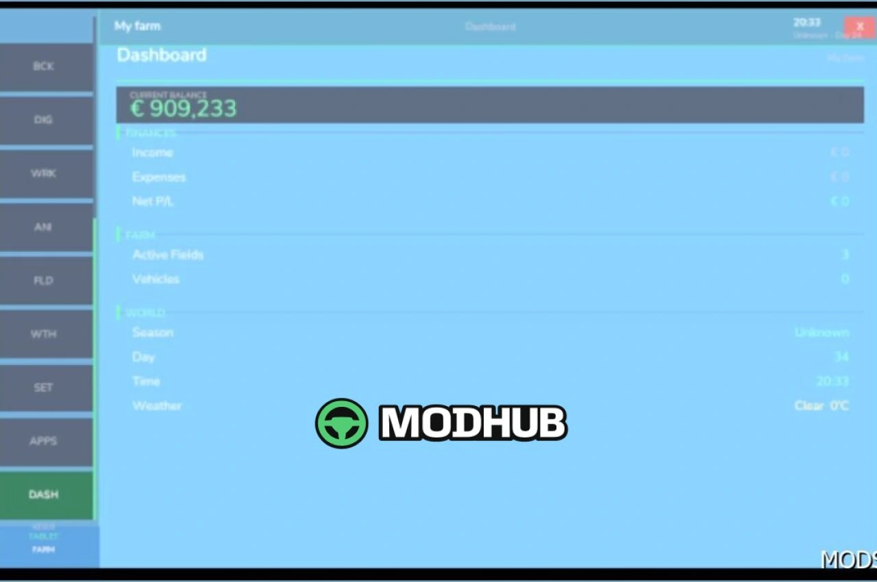 Farm Tablet for Farming Simulator 25