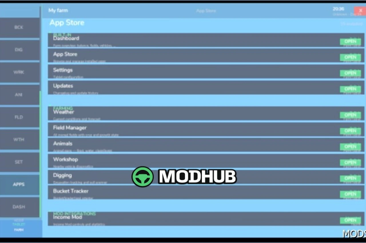 Farm Tablet for Farming Simulator 25