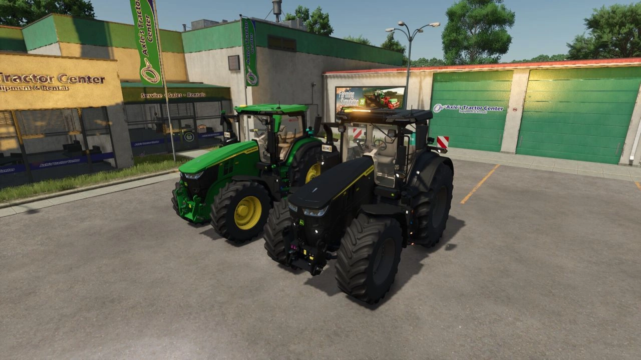 Трактор John Deere 7R для Farming Simulator 25