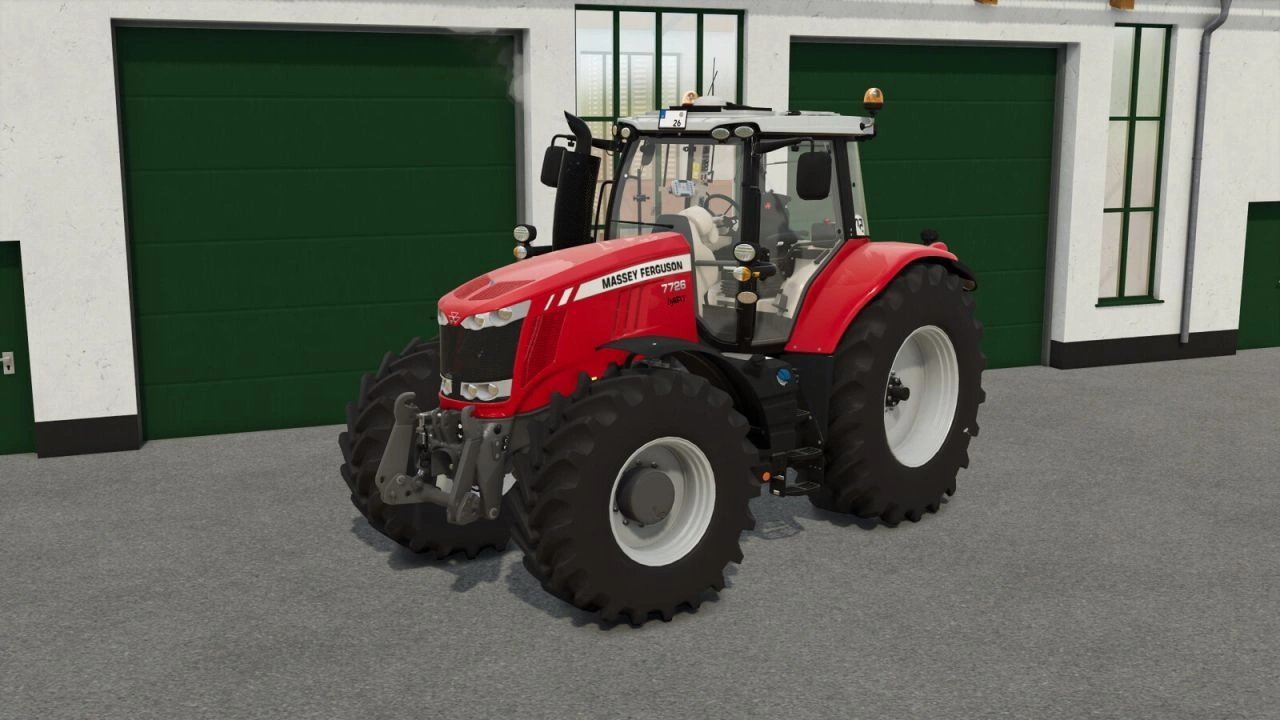 Трактор Massey Ferguson 7700 для Farming Simulator 25