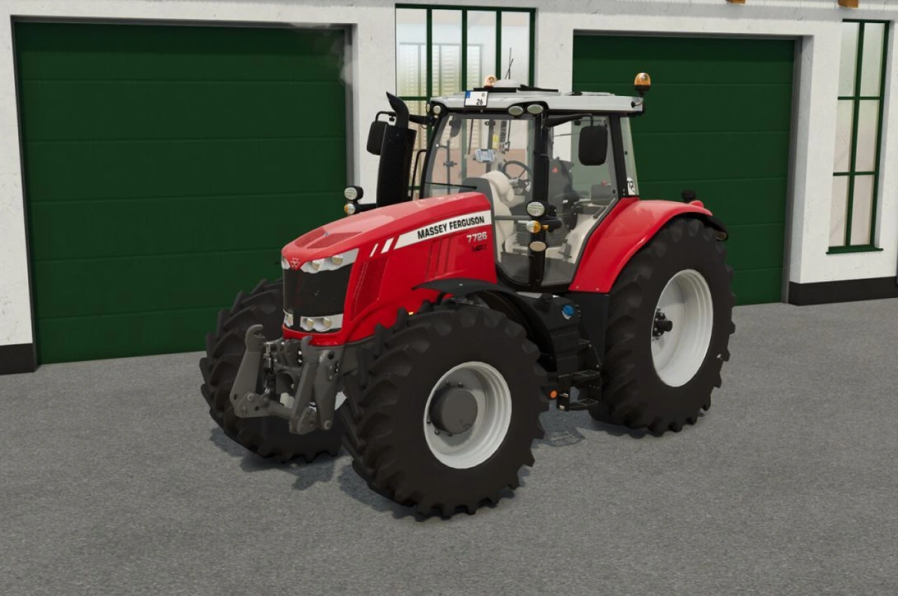Трактор Massey Ferguson 7700 для Farming Simulator 25