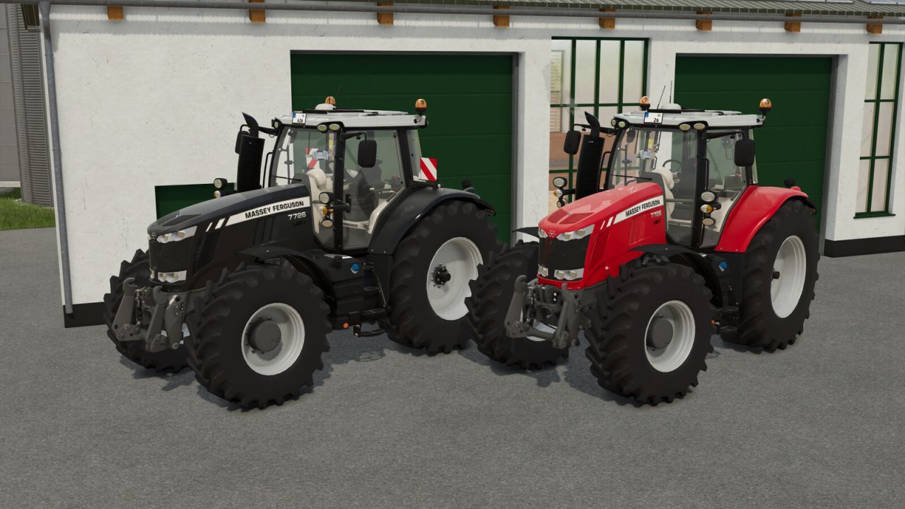 Трактор Massey Ferguson 7700 для Farming Simulator 25