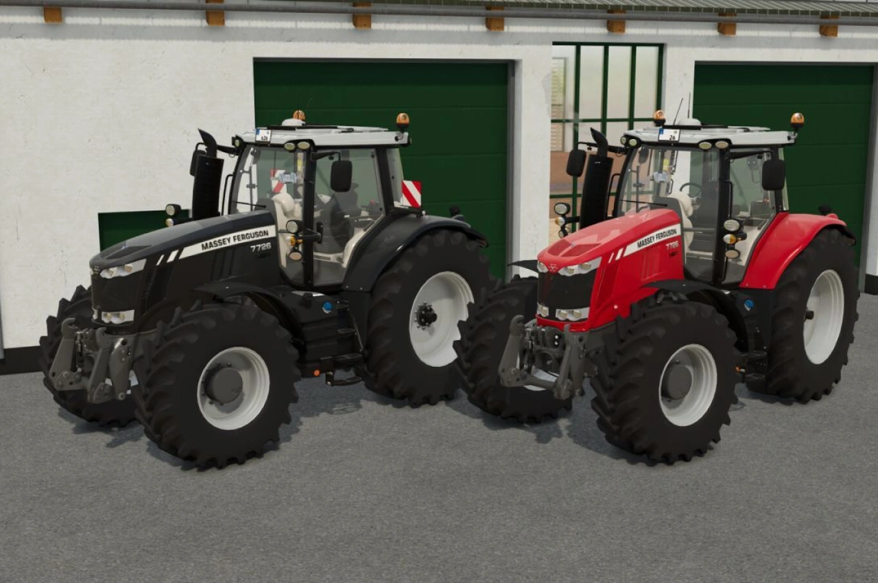 Трактор Massey Ferguson 7700 для Farming Simulator 25