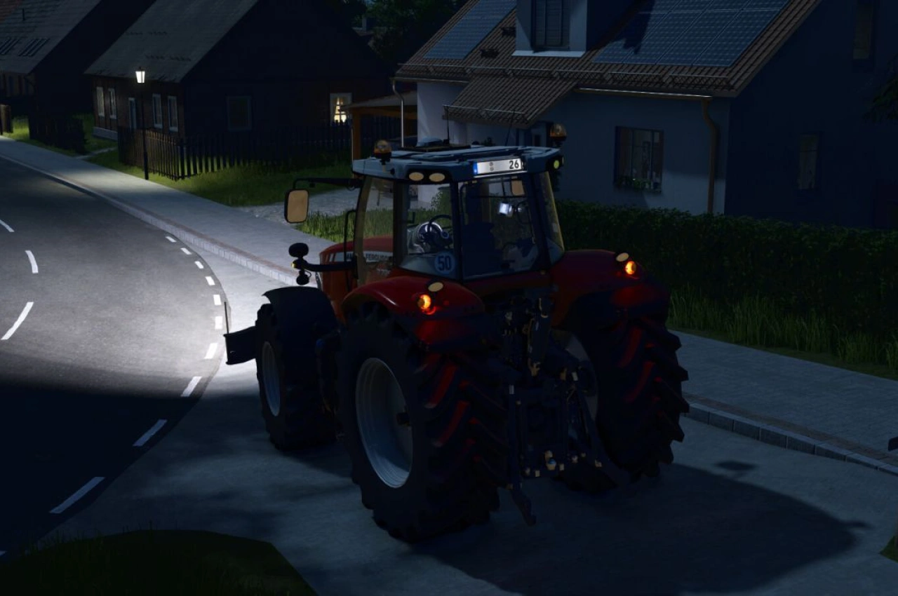 Трактор Massey Ferguson 7700 для Farming Simulator 25