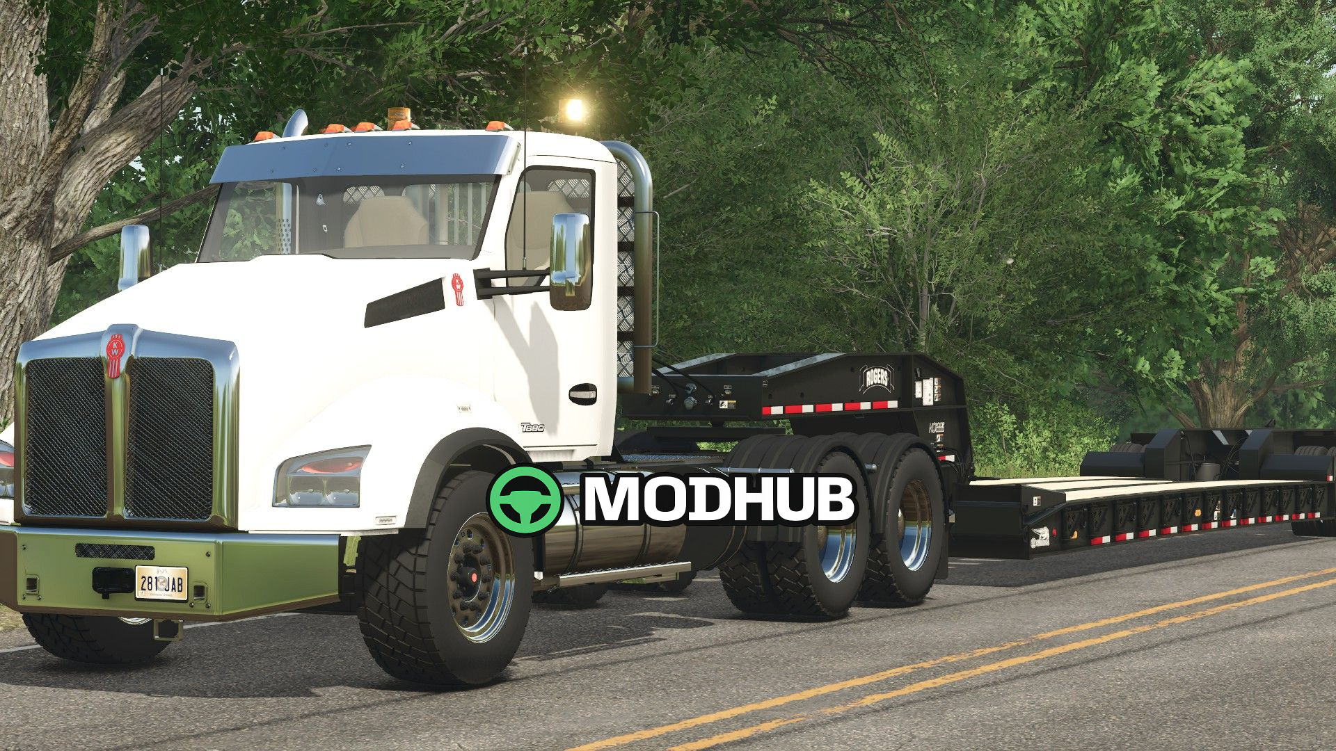 Мод на Автомобілі Kenworth T880 Daycab для Фермер Симулятор 25 - Скріншоти