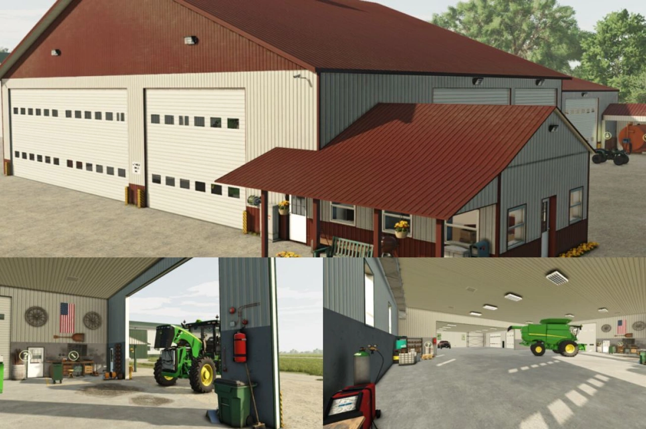 Пакет будівель American Pack Pt1 для Farming Simulator 25