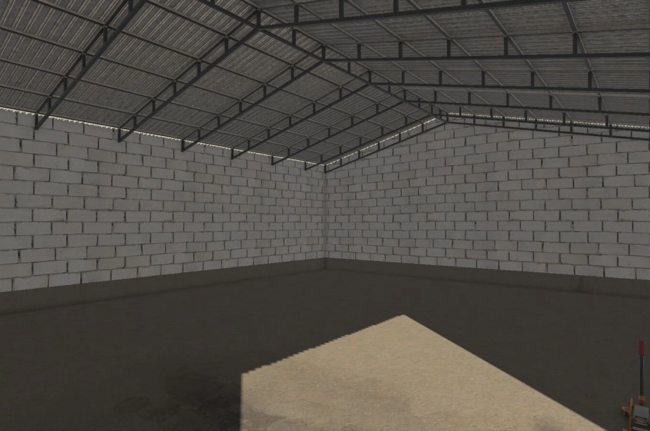 Halle Medium Hall für Farming Simulator 25