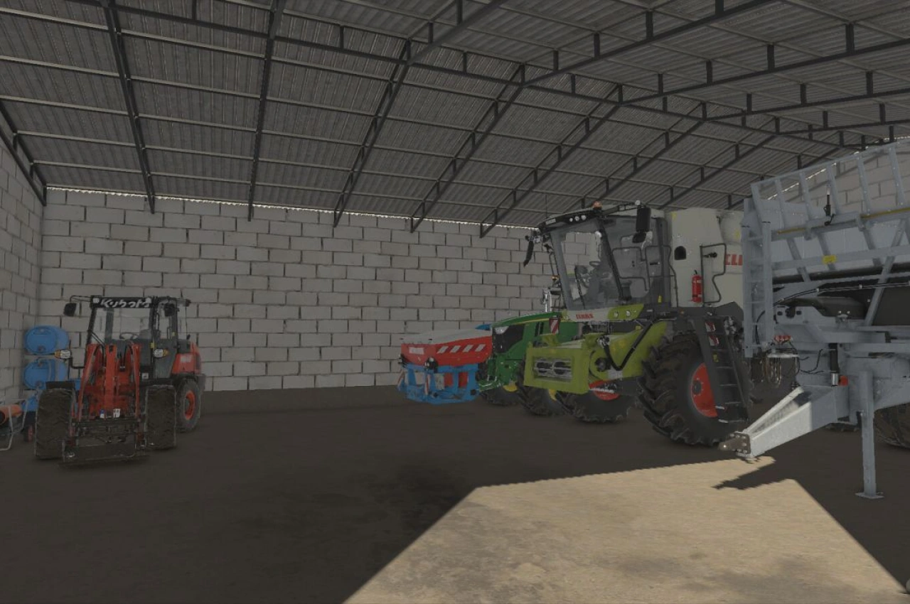 Halle Medium Hall für Farming Simulator 25