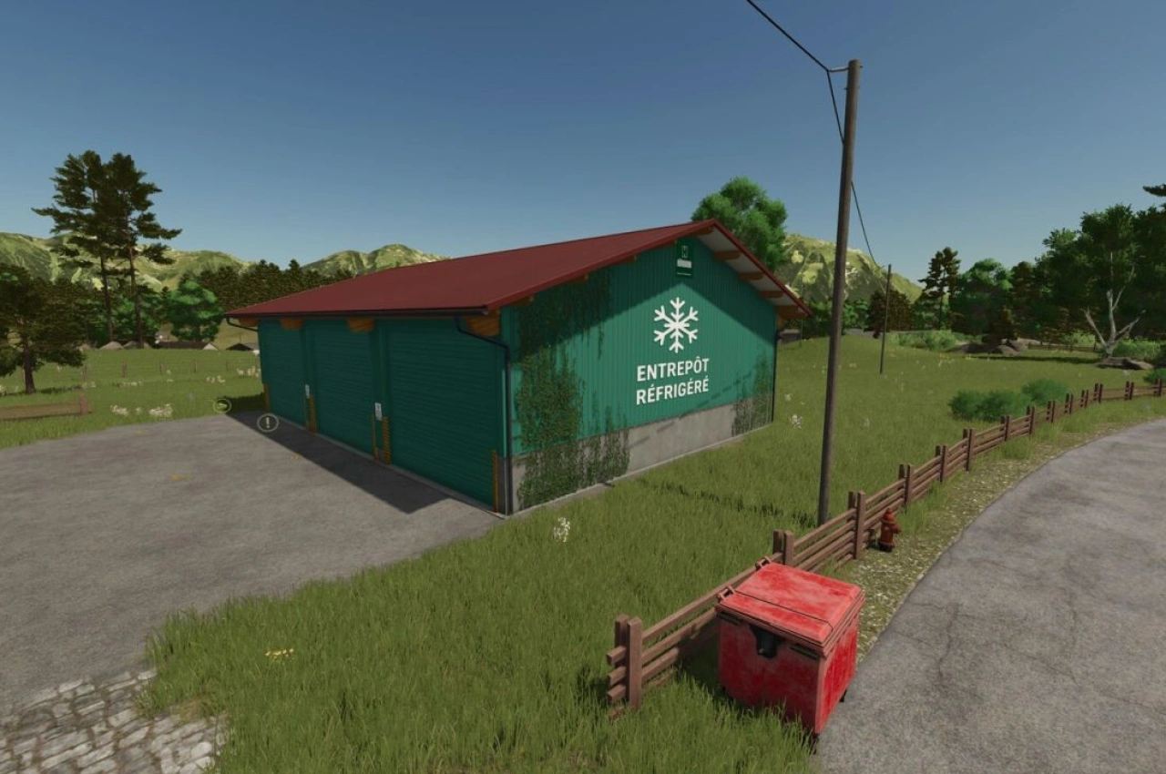 Холодильний склад для Farming Simulator 25