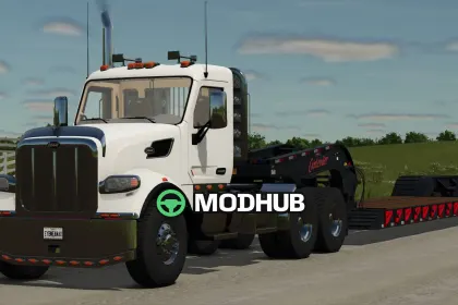 Мод на Автомобілі Peterbilt 567 Daycab для Фермер Симулятор 25