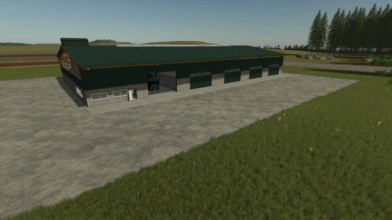 Склад зерна Rudolf Hoermann для Farming Simulator 25