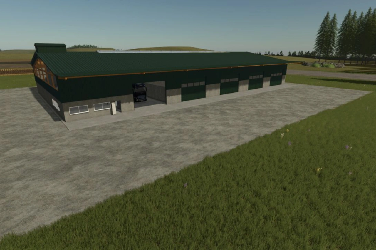 Склад зерна Rudolf Hoermann для Farming Simulator 25