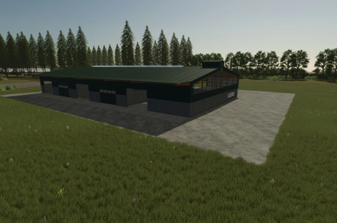 Склад зерна Rudolf Hoermann для Farming Simulator 25