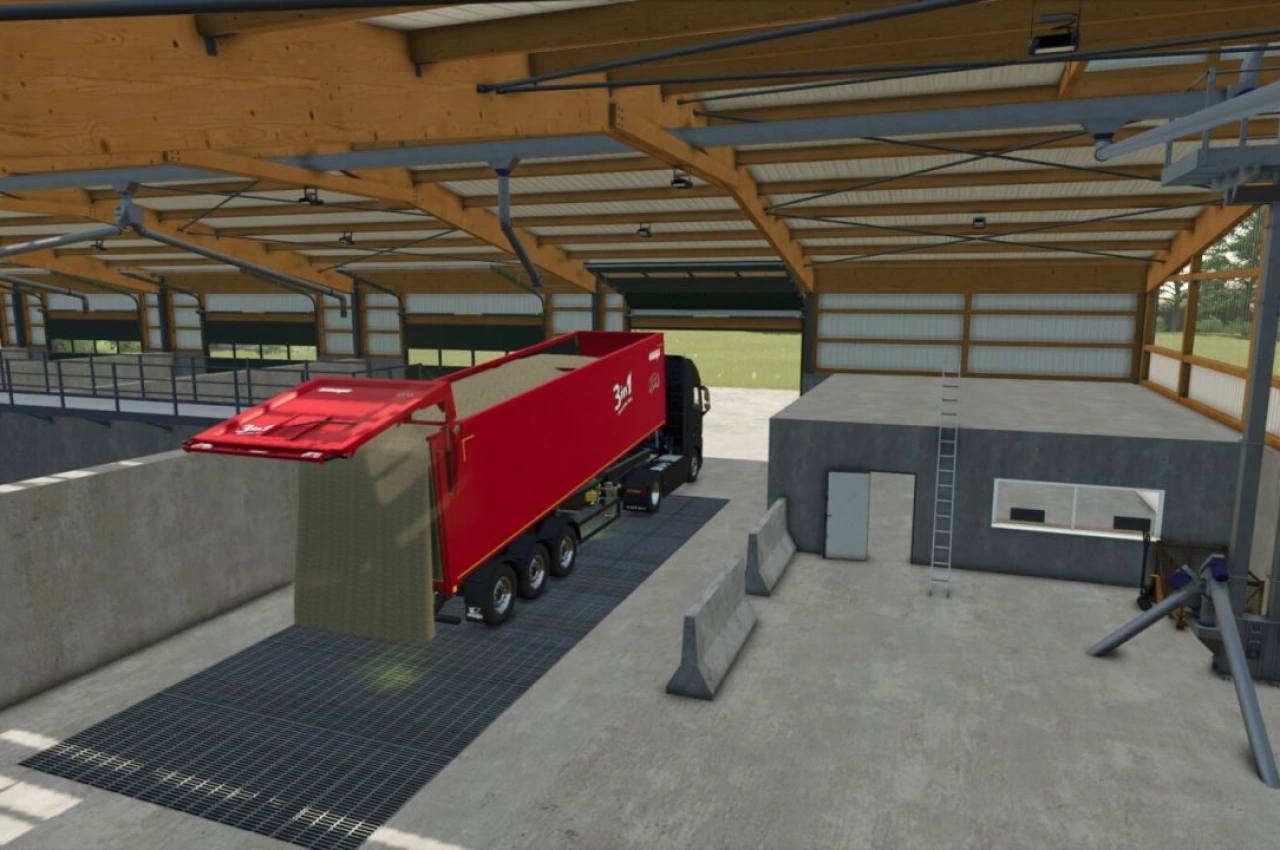 Склад зерна Rudolf Hoermann для Farming Simulator 25