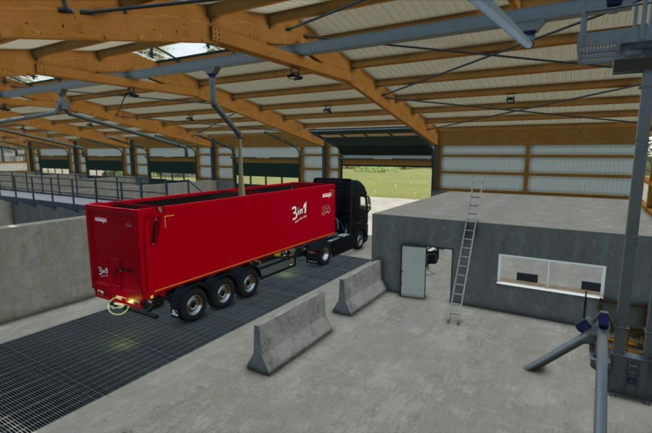 Склад зерна Rudolf Hoermann для Farming Simulator 25