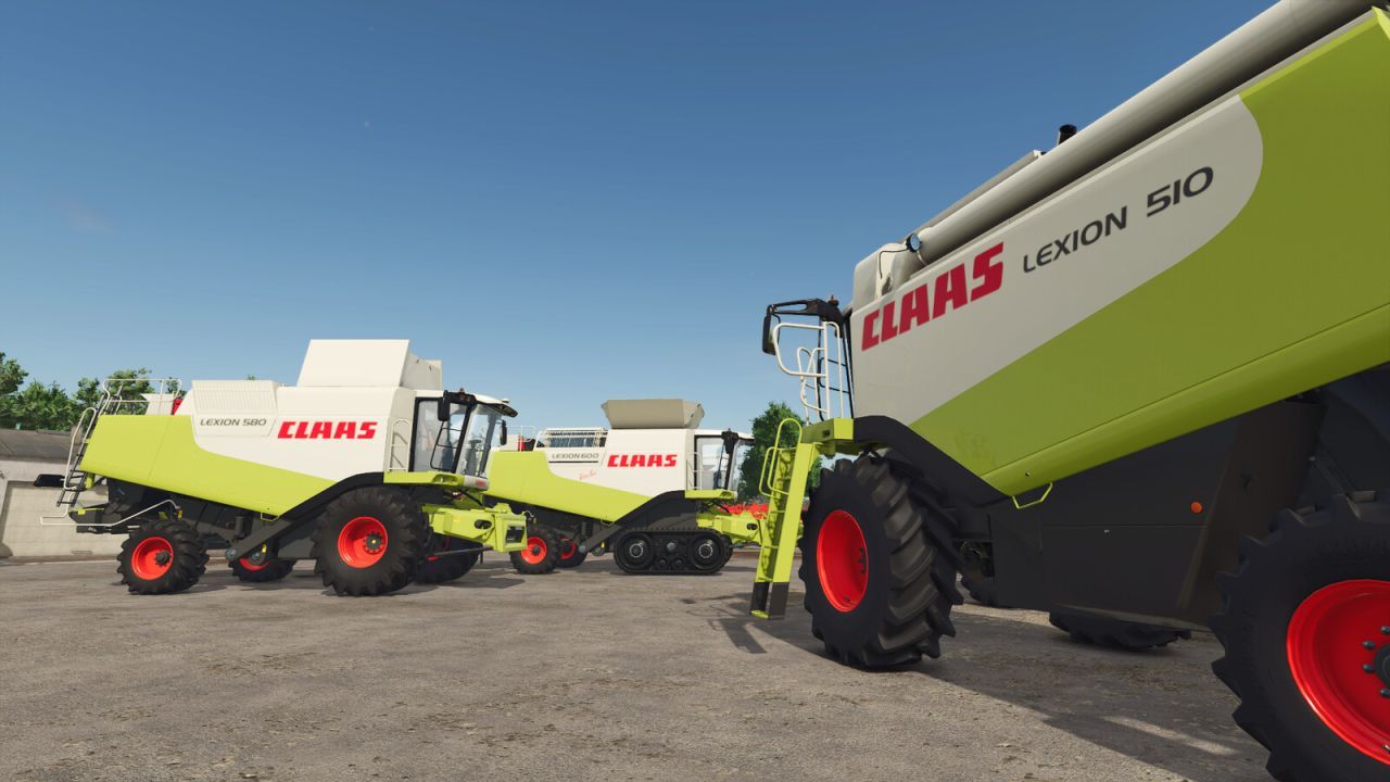Комбайн CLAAS Lexion 500 Series для Farming Simulator 25