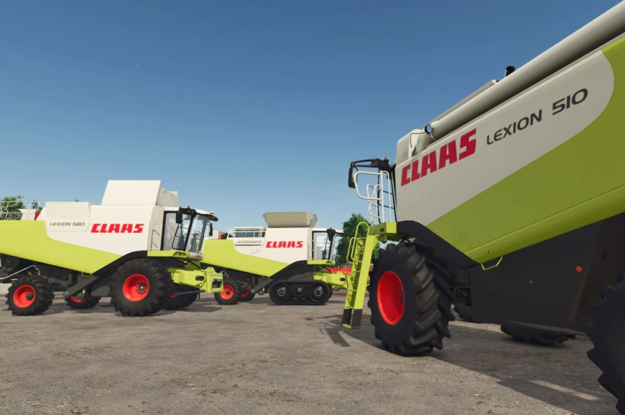 Комбайн CLAAS Lexion 500 Series для Farming Simulator 25