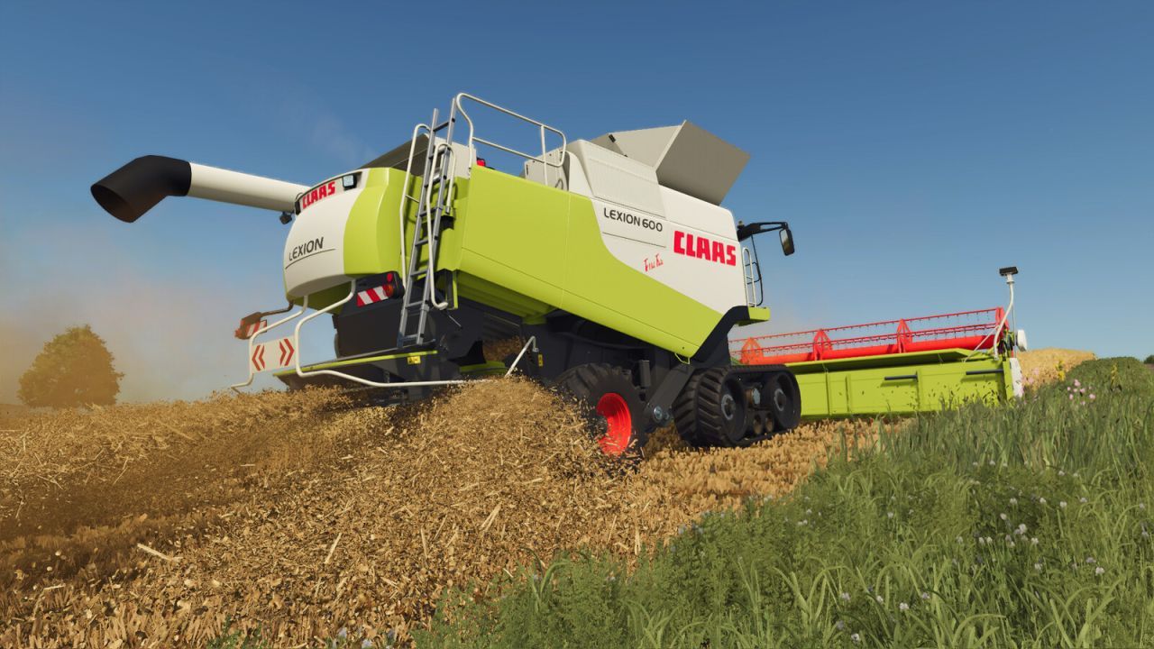 Комбайн CLAAS Lexion 500 Series для Farming Simulator 25