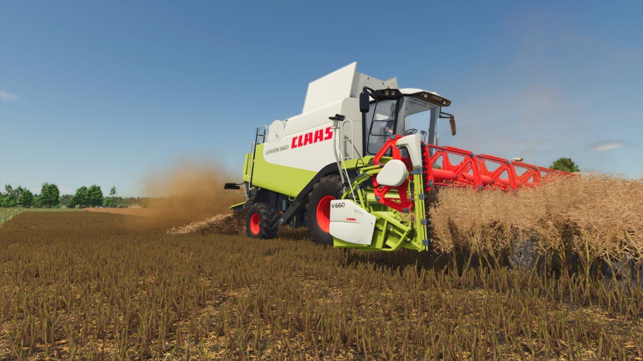 Комбайн CLAAS Lexion 500 Series для Farming Simulator 25
