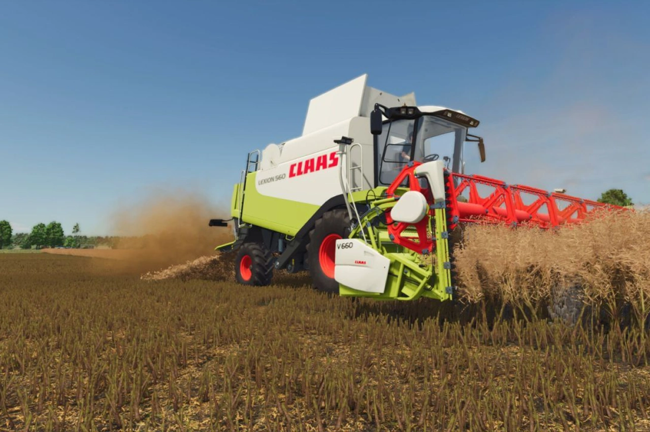 Комбайн CLAAS Lexion 500 Series для Farming Simulator 25