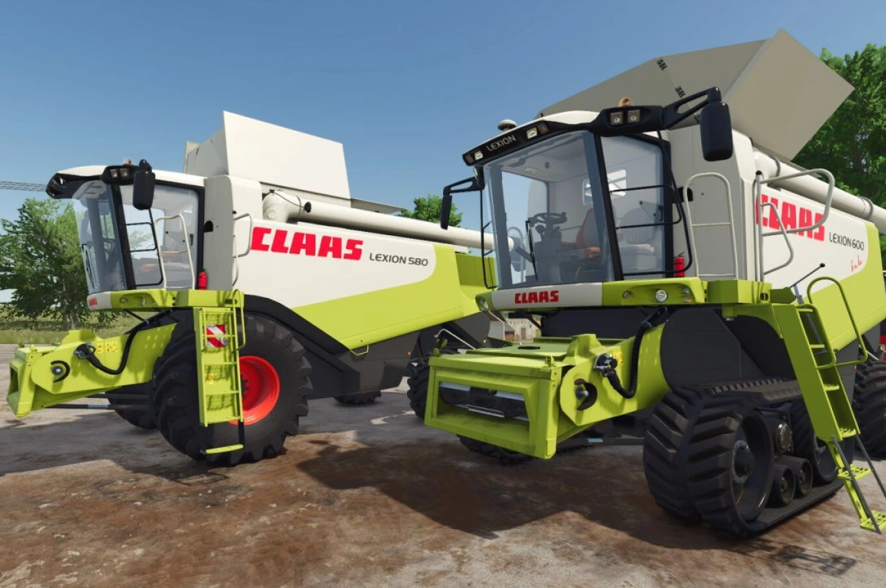 Комбайн CLAAS Lexion 500 Series для Farming Simulator 25