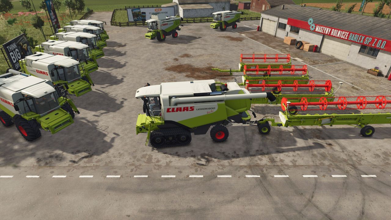 Комбайн CLAAS Lexion 500 Series для Farming Simulator 25