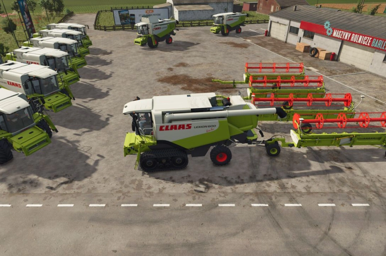 Комбайн CLAAS Lexion 500 Series для Farming Simulator 25