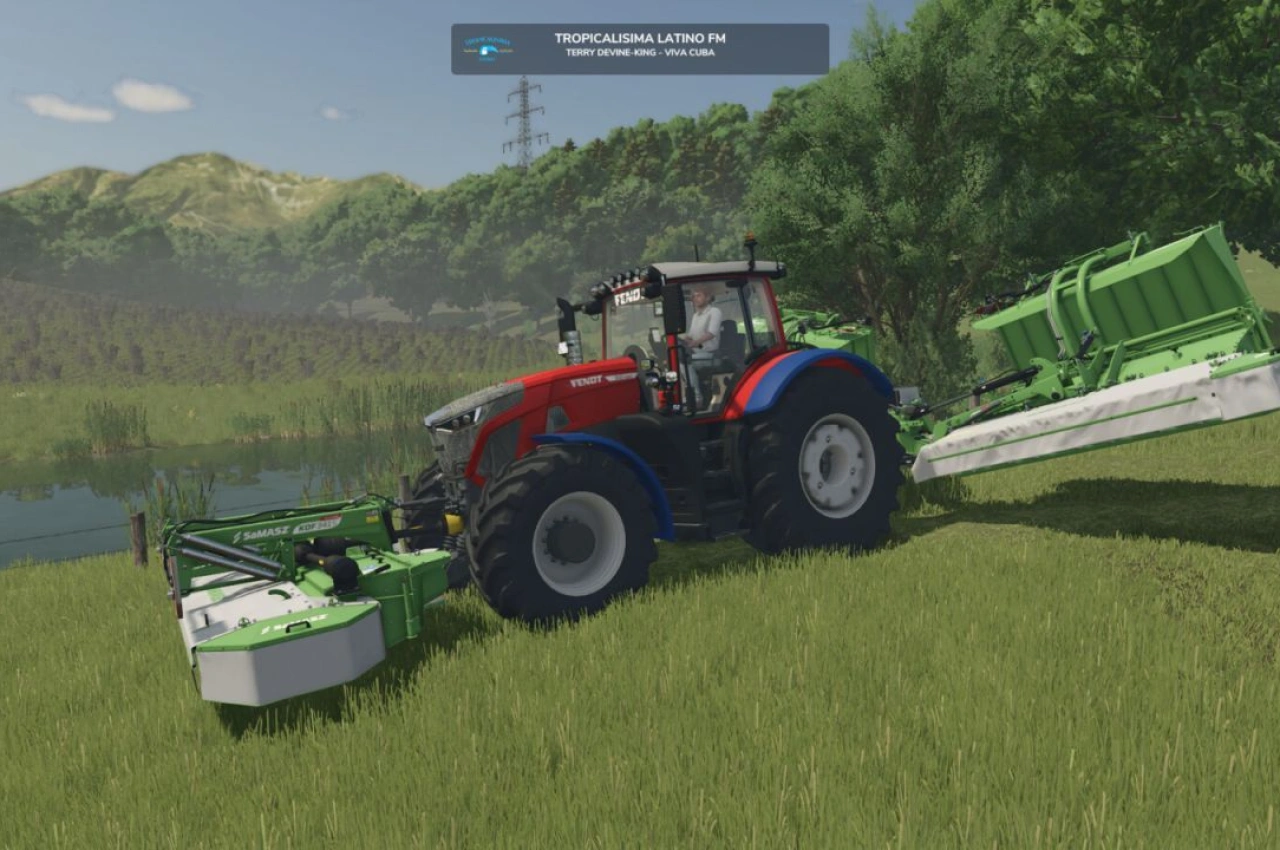 Трактор Fendt 900 Vario для Farming Simulator 25