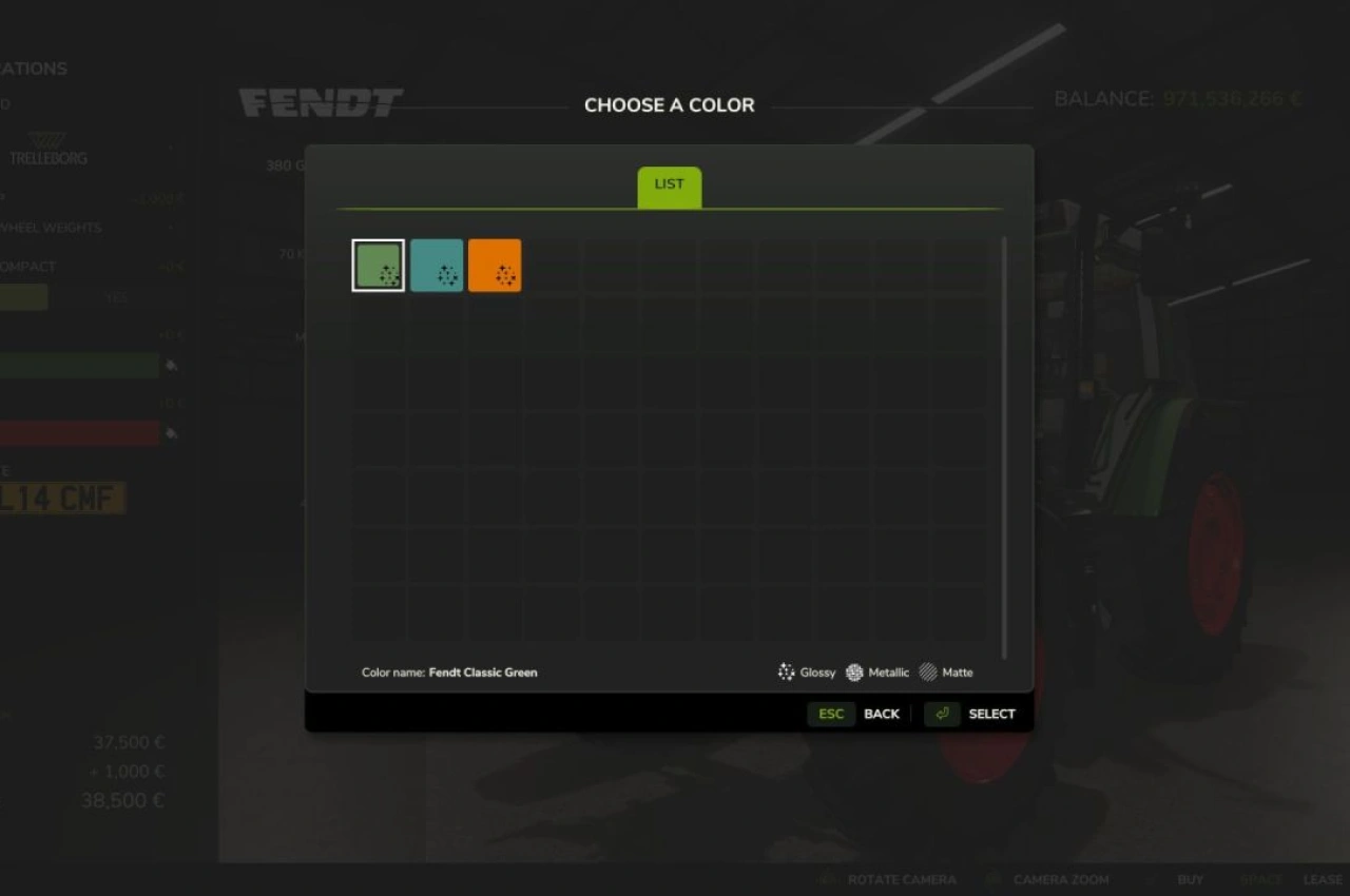 Трактор Fendt 380 GTA для Farming Simulator 25