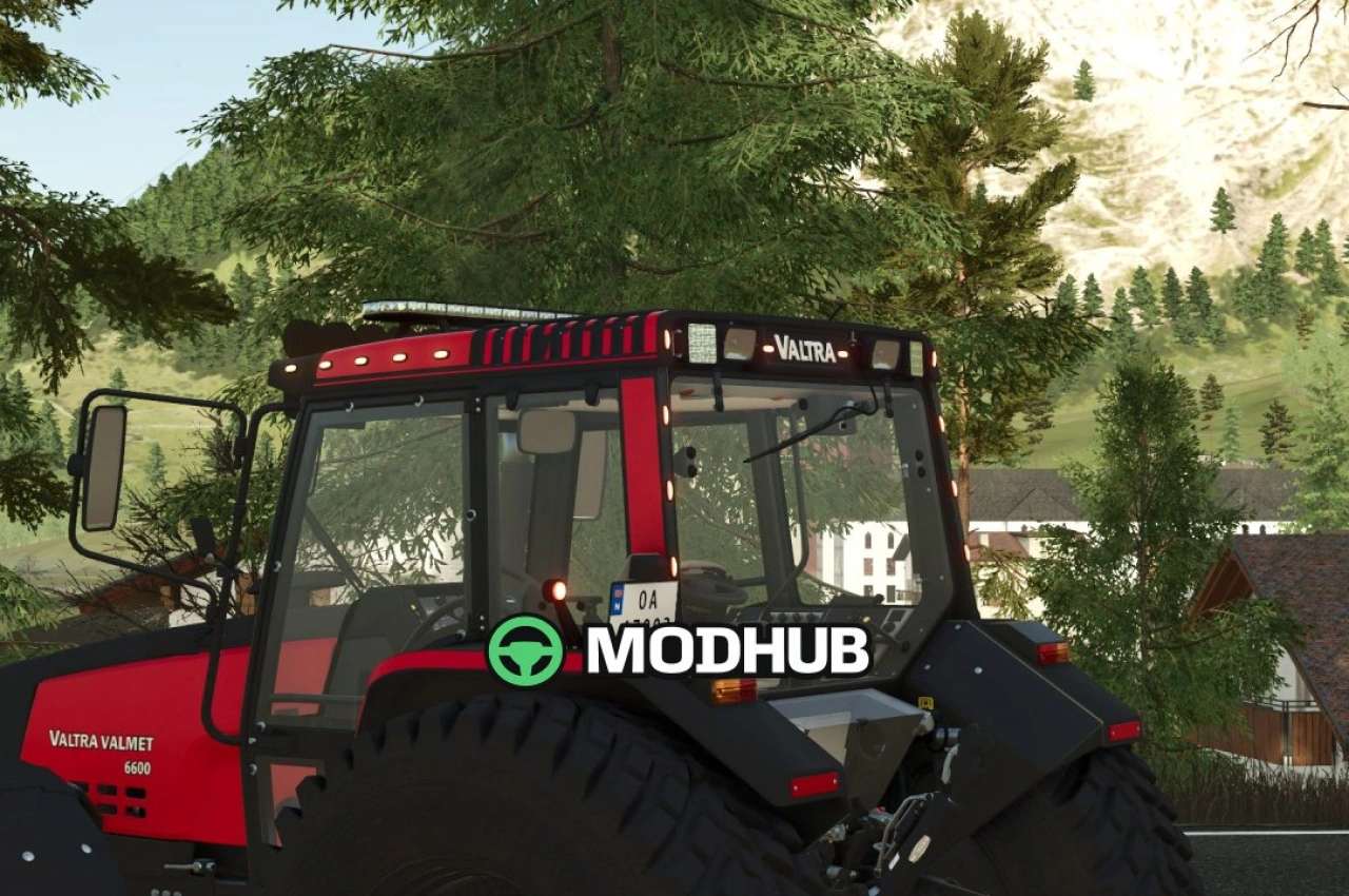 Новий Потужний Трактор Valtra Valmet 6600 для FS25