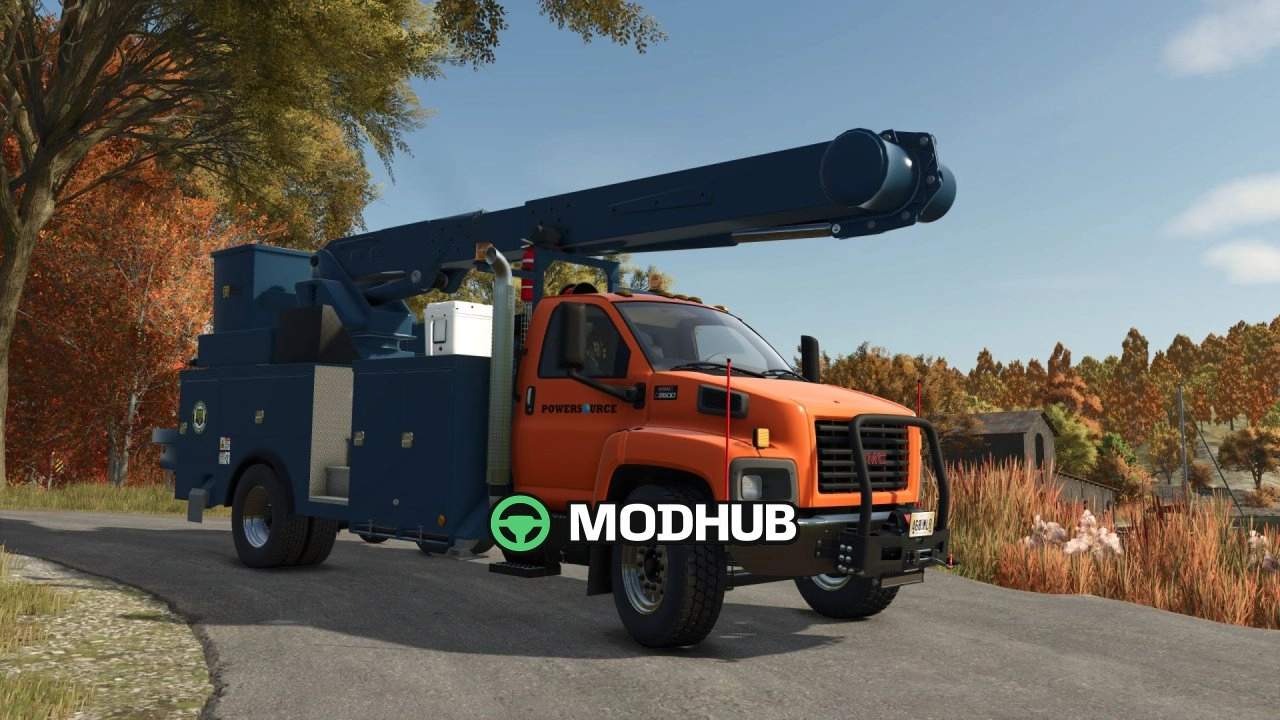 Новий Потужний Крановий Автомобіль GMC C8500 для FS25