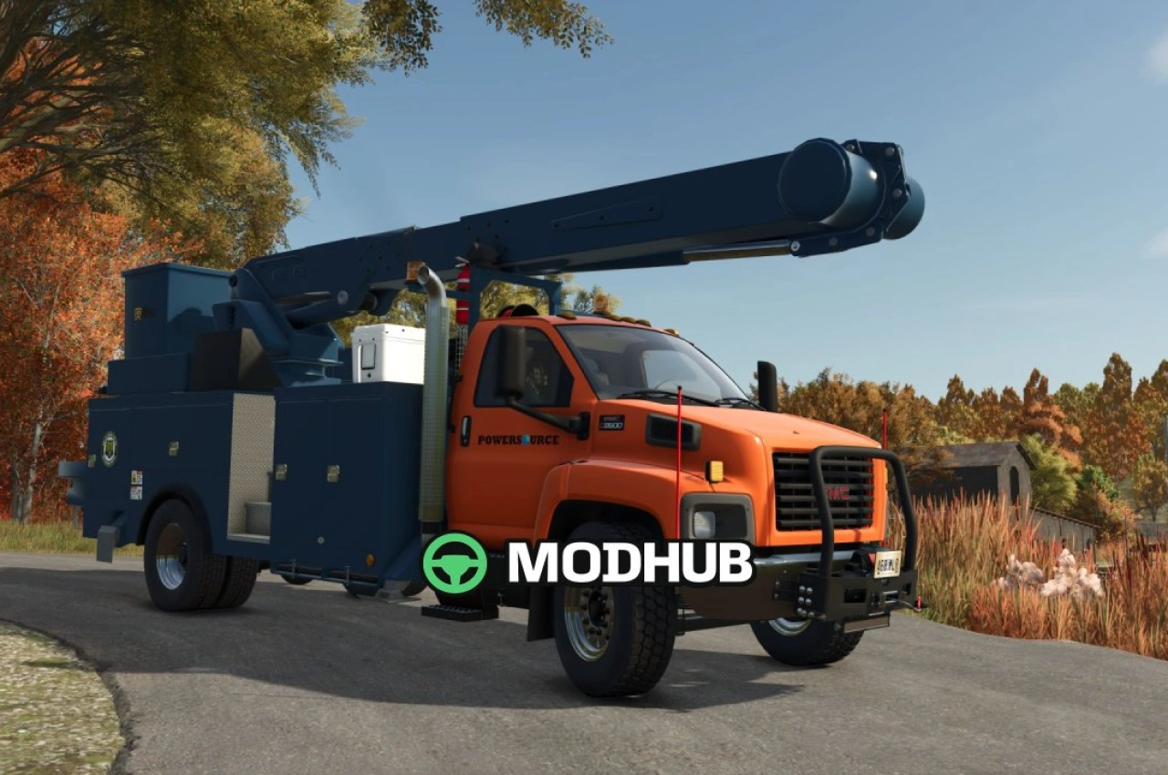 Новий Потужний Крановий Автомобіль GMC C8500 для FS25