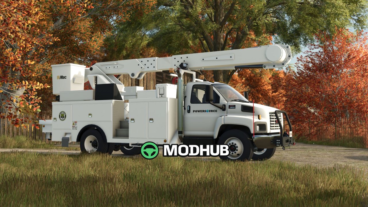 Новий Потужний Крановий Автомобіль GMC C8500 для FS25