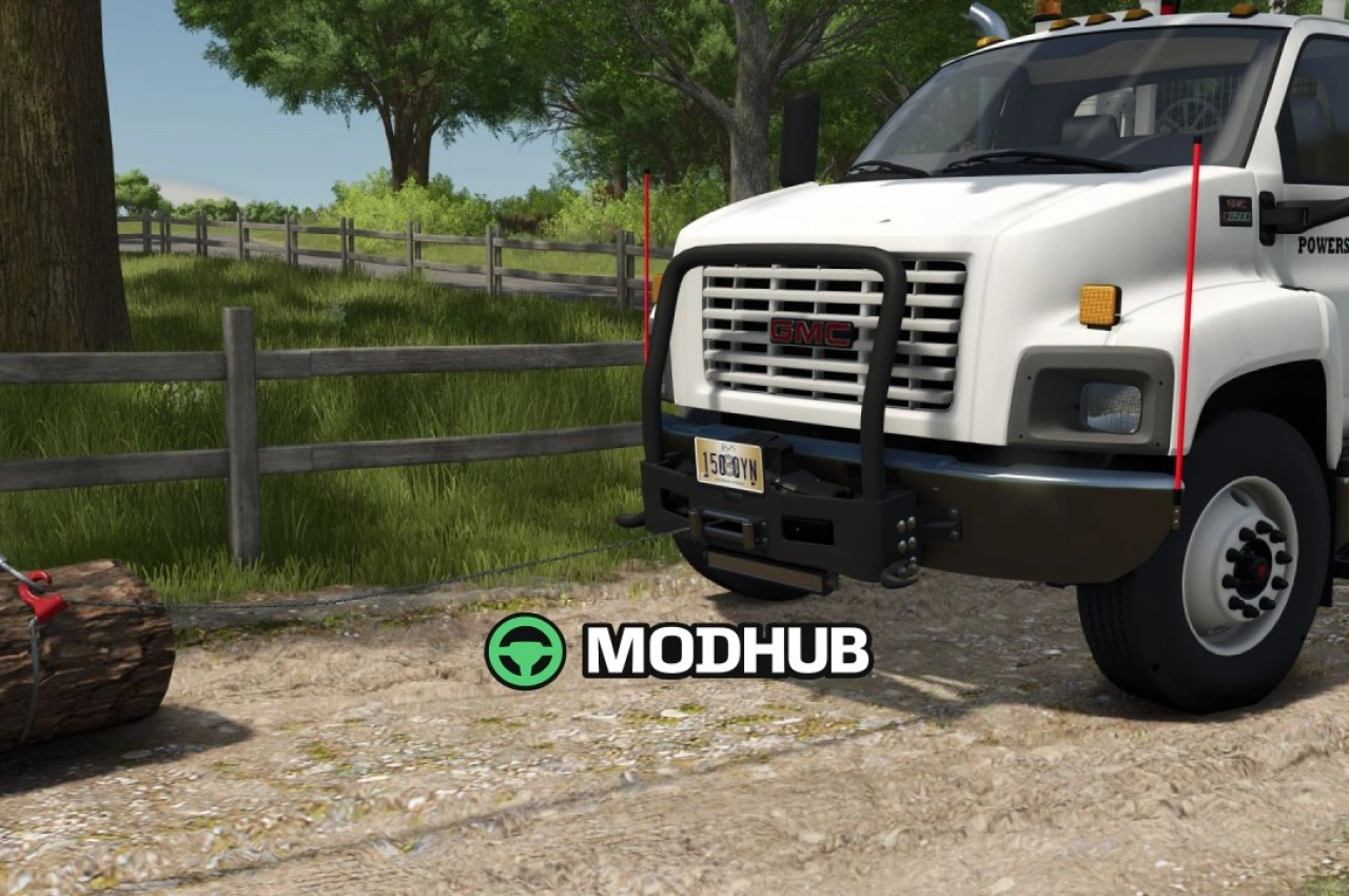 Новий Потужний Крановий Автомобіль GMC C8500 для FS25