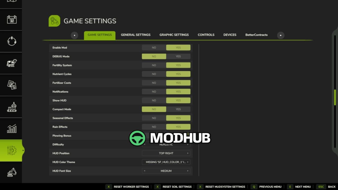Мод на Легендарний Реалістичний Ґрунт та Добрива V1.1.5.0 для FS25