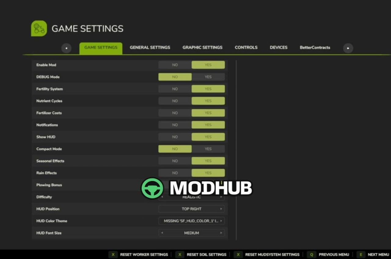 Мод на Легендарний Реалістичний Ґрунт та Добрива V1.1.5.0 для FS25